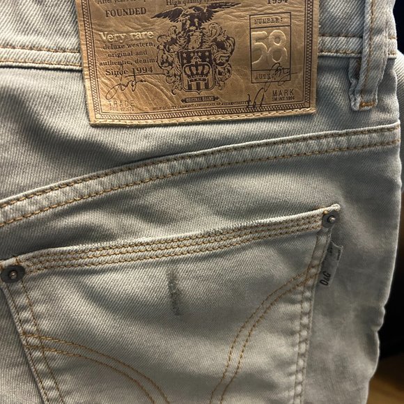 Rare D&G Denim Distressed Audacious Jeans sz42 - Picture 8 of 16